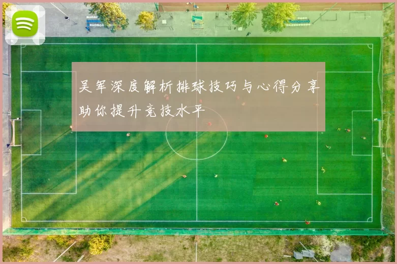 吴军深度解析排球技巧与心得分享助你提升竞技水平